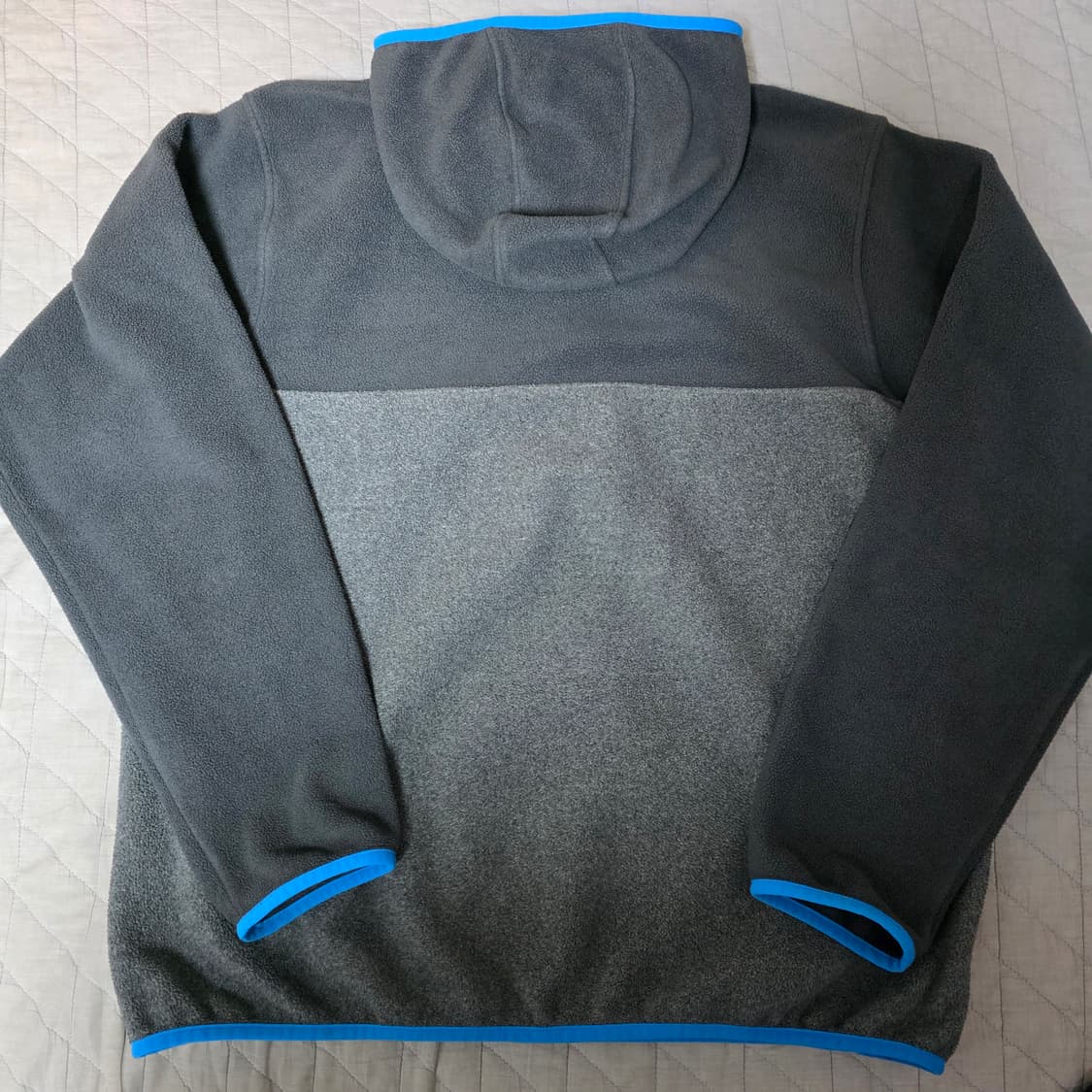 [M/L] 빈티지 파타고니아 신칠라 플리스 후드 스냅 풀오버 그레이/블루 상품이미지4