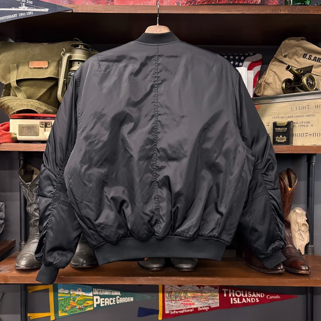 어커버 패디드 스탠다드 봄버 MA-1 항공점퍼 N173 상품이미지2