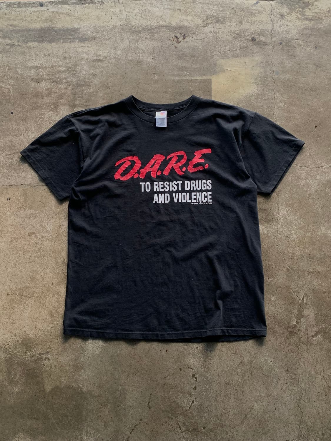 90s DARE 마약 단속 프로그램 프로모션 티셔츠 상품이미지1