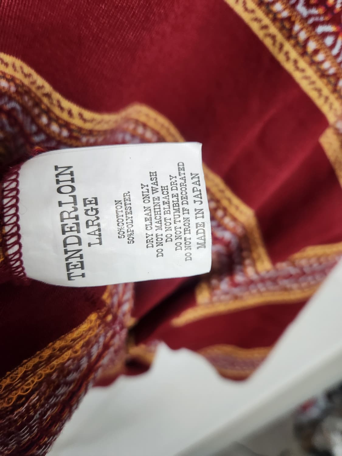 텐더로인 TENDERLOIN 자카드 티 L 상품이미지5