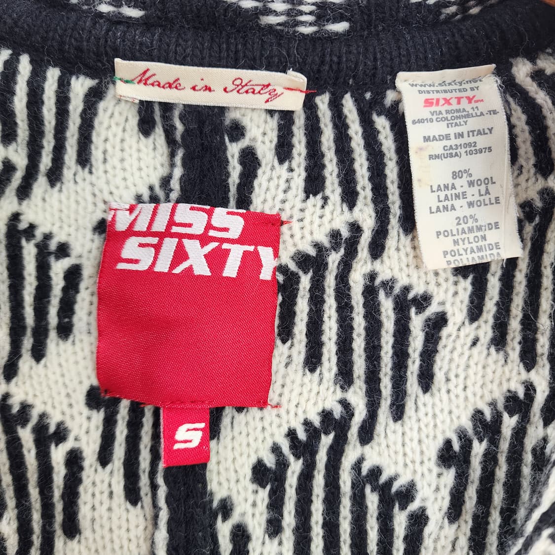 [S] MISS SIXTY 미스식스티 니트 가디건 코트 상품이미지8