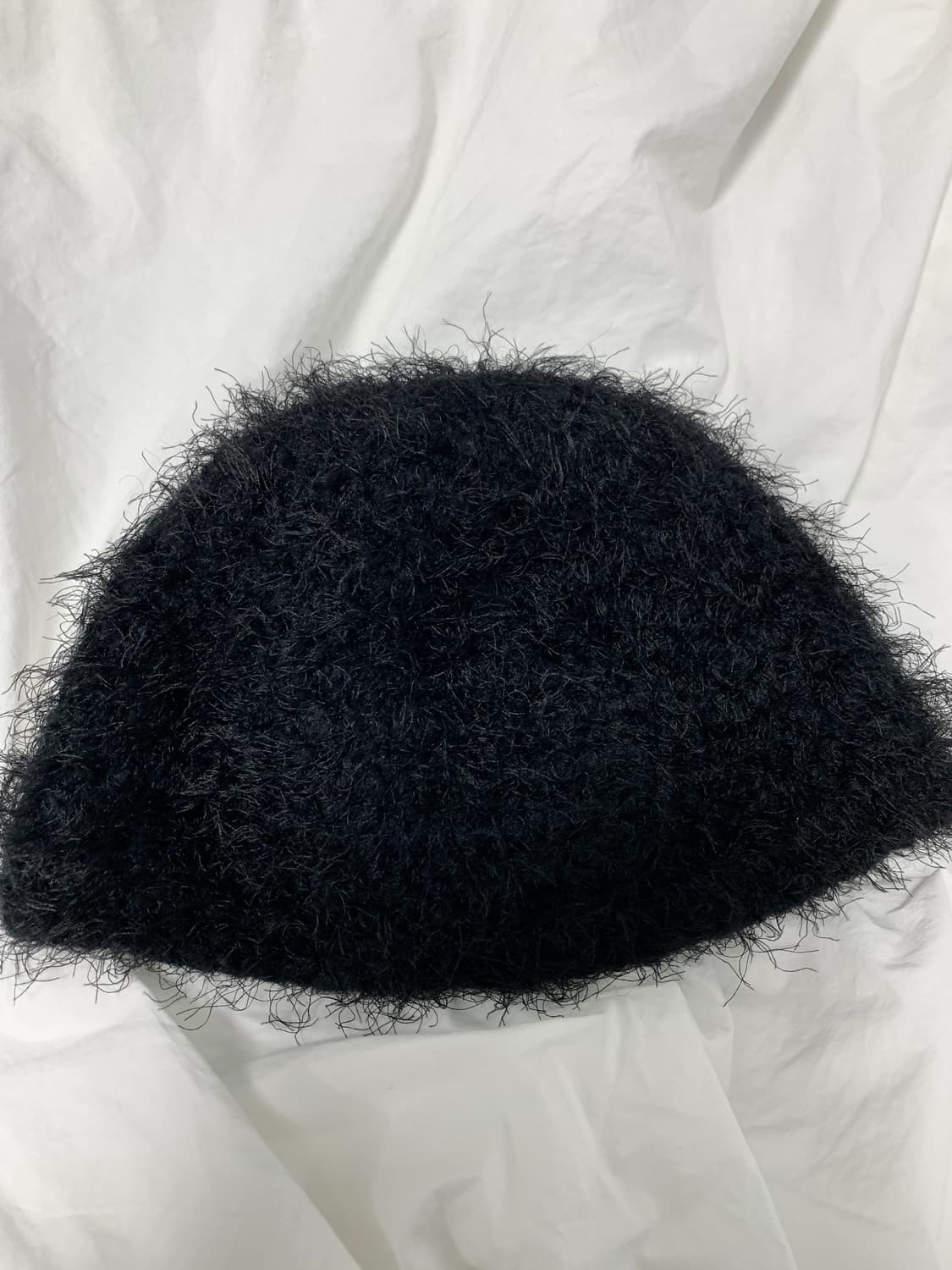 [낫띵에브리띵] 헤어리 비니 블랙 상품이미지2