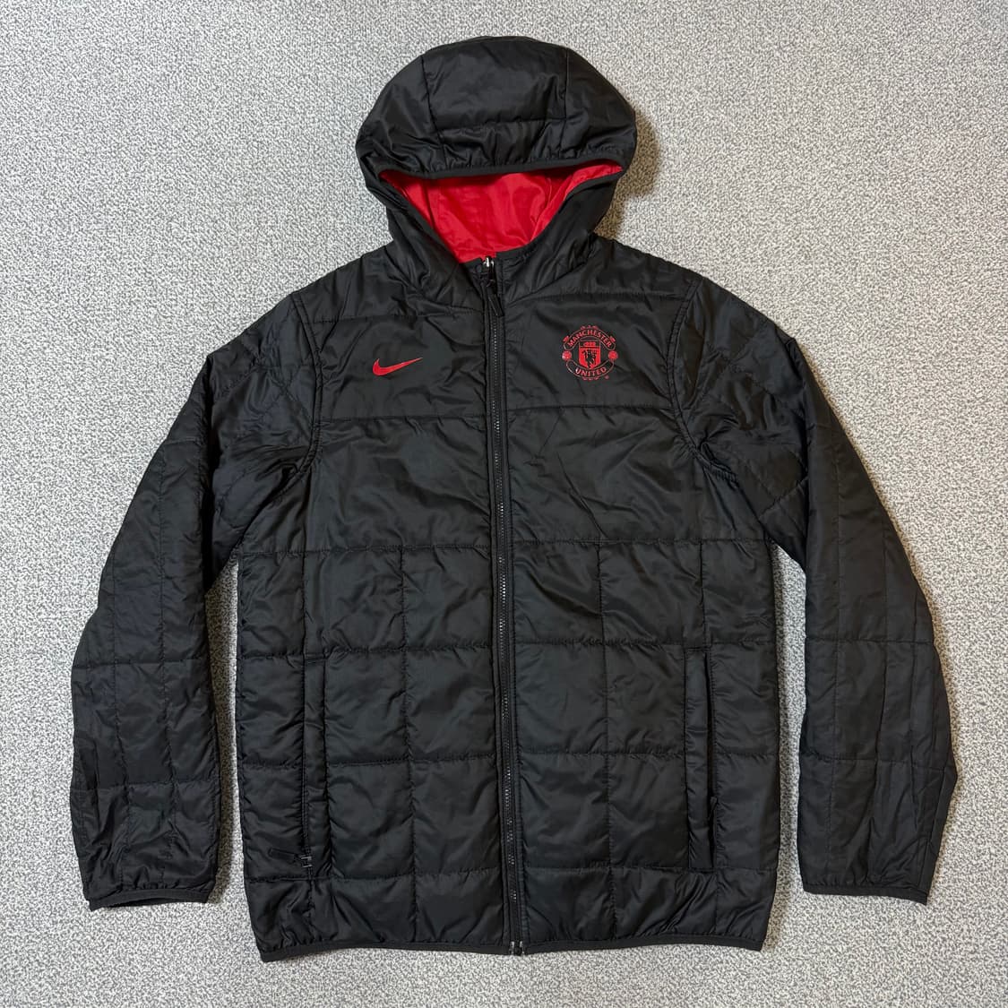 나이키 맨유 리버시블 양면 경량패딩 M 상품이미지1