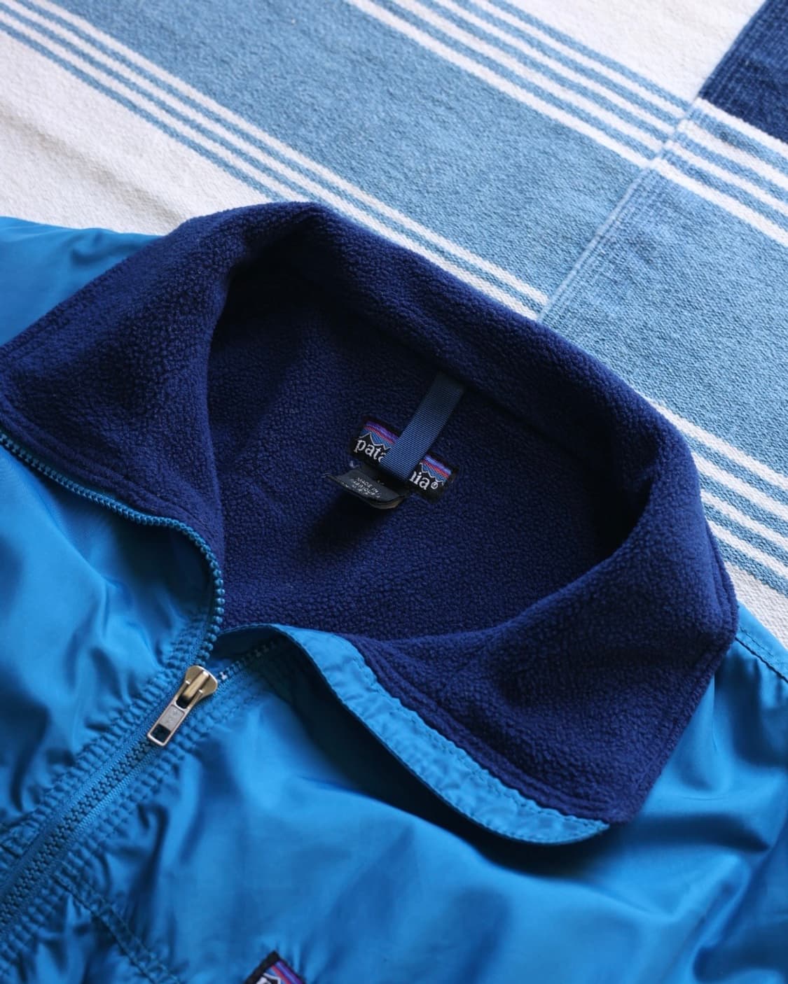 파타고니아 90s 쉘드 신칠라 자켓 아쿠아 블루 M 상품이미지2