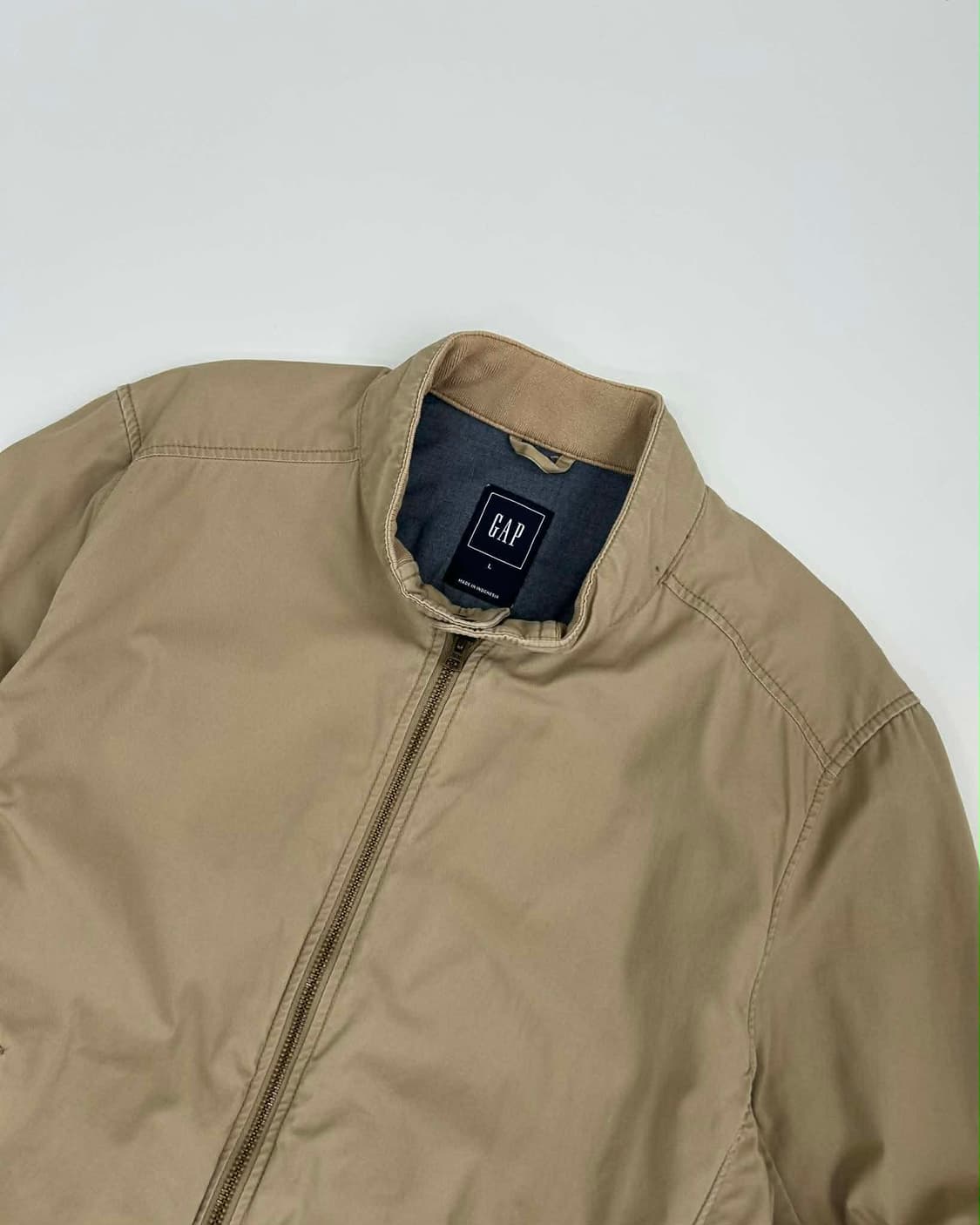 [L]Gap 갭 코튼 블루종 집업 자켓 베이지 상품이미지6