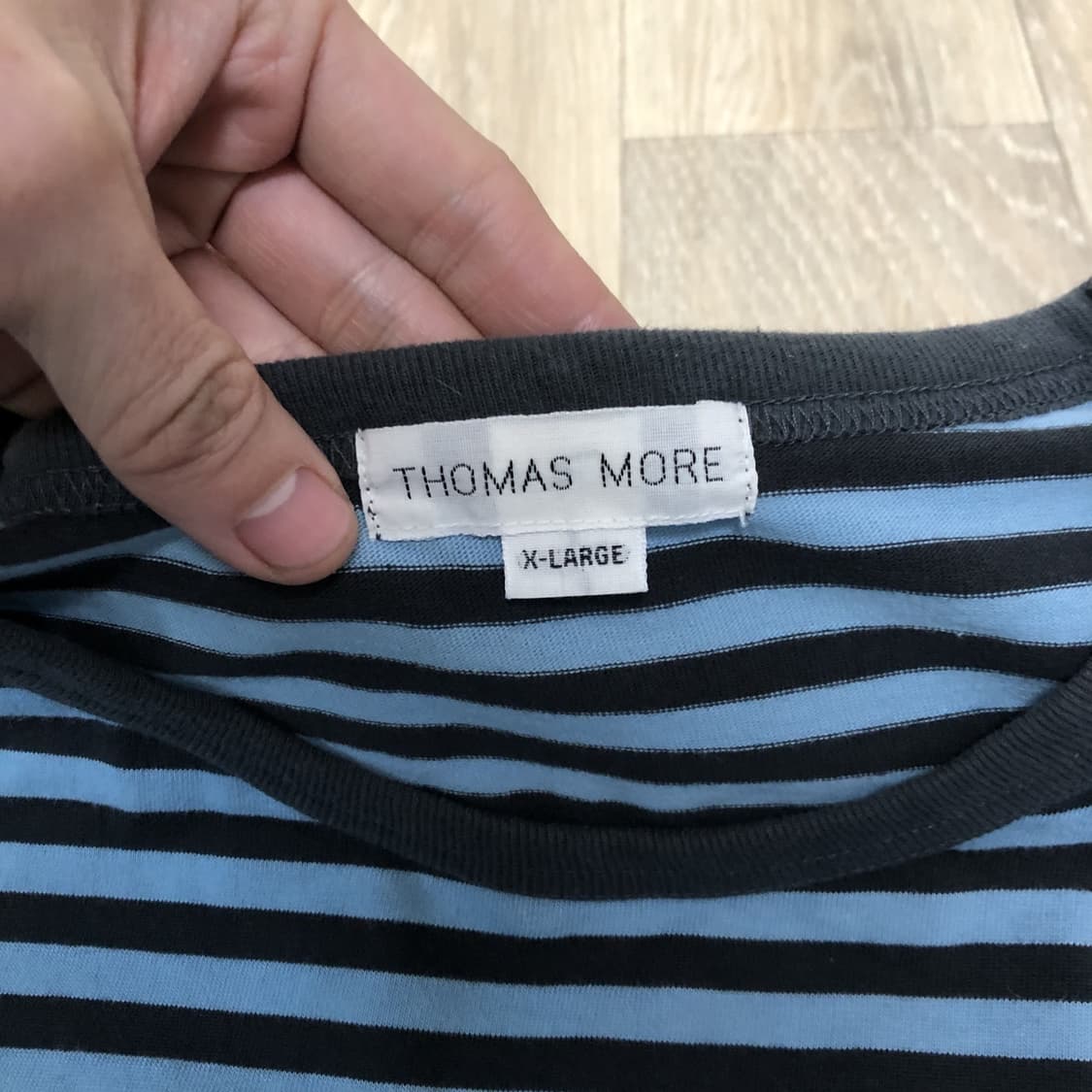 (XL) 토마스 모어 THOMAS MORE 치코 스트라이프 티 블루 상품이미지5