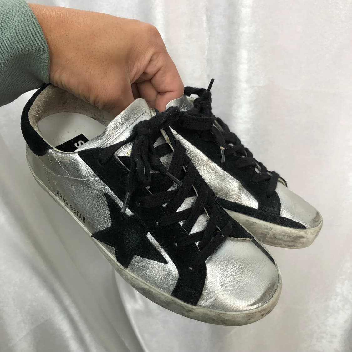 골든구스 실버탭 스니커즈 사이즈35 225-230  상품이미지9