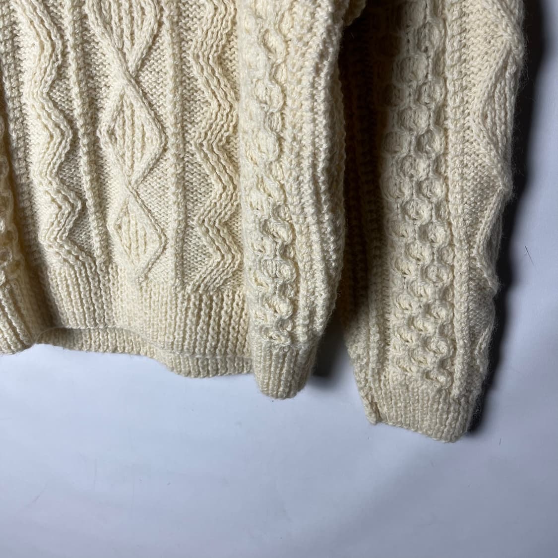 [Aran IsLands] 80's 핸드메이드 피셔맨 니트 상품이미지3