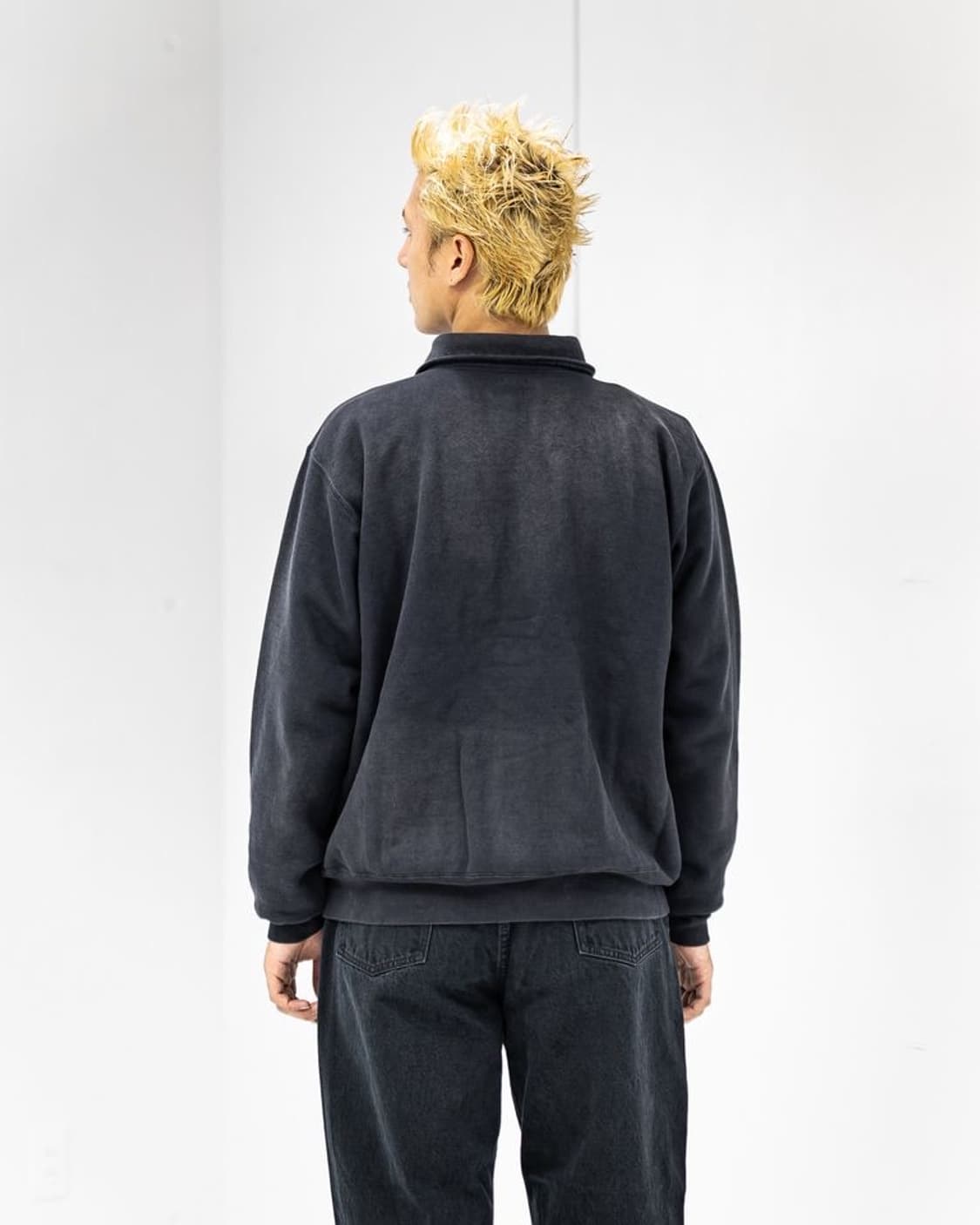 [2]아프레쎄 A.PRESSE 25AW 빈티지 스웻 가디건 상품이미지4