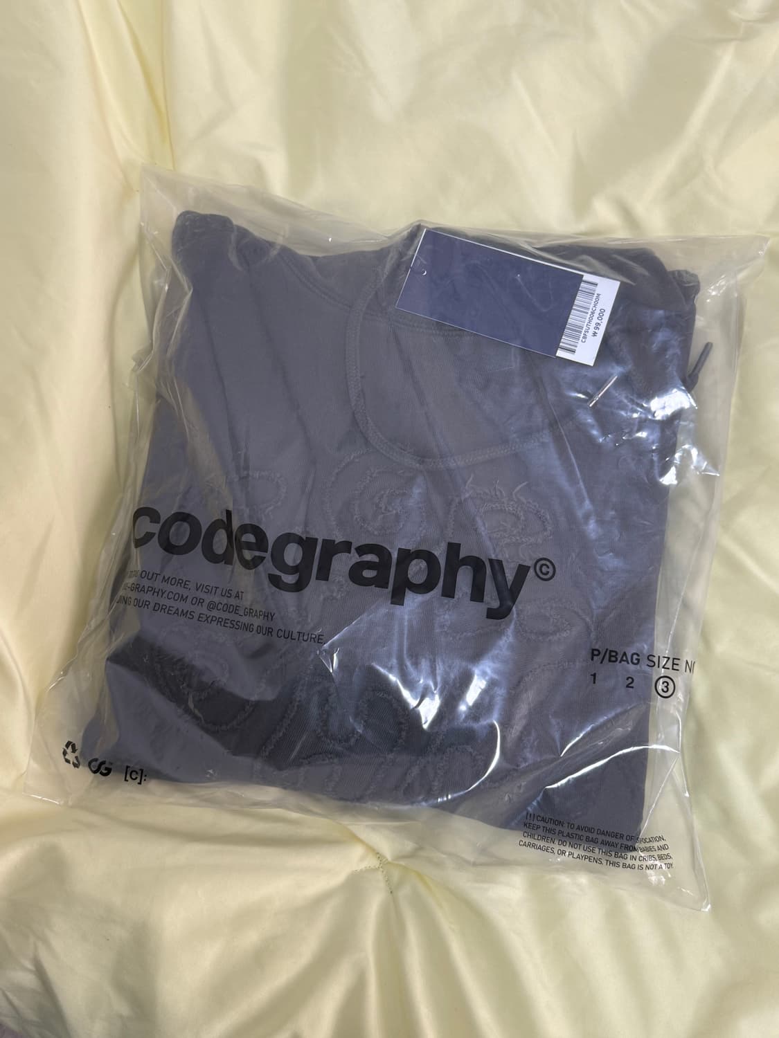 코드그라피 후드티 차콜 m 새상품 상품이미지2