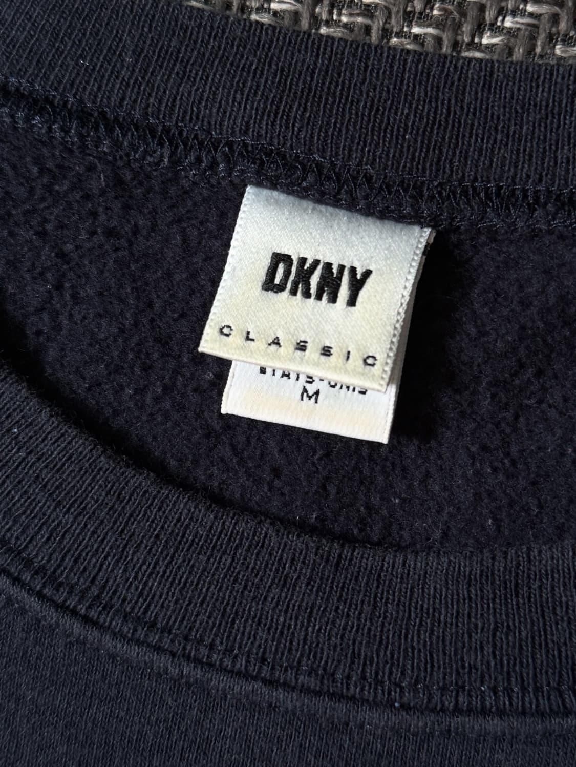 90s USA DKNY 스펠아웃 빈티지 스웻셔츠 (105) 상품이미지3