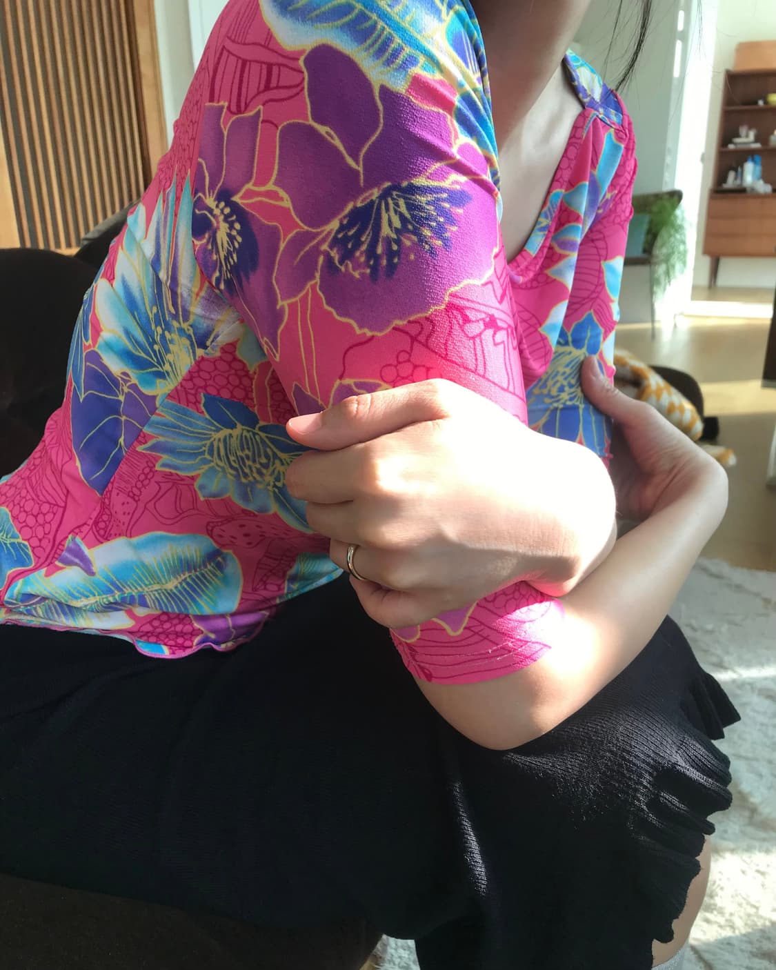 vintage flower pattern top 상품이미지5