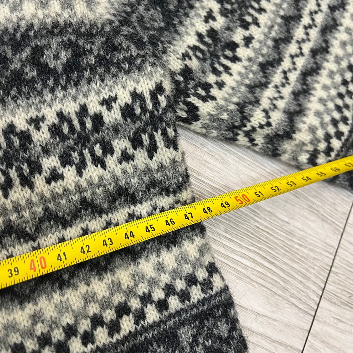 빈티지 북유럽 니트 집업 가디건 노르딕 상품이미지5