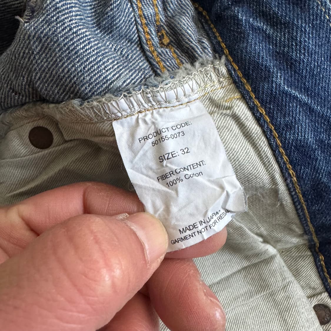 [34] 리바이스 LVC 55501 Silent Spring 데님 팬츠 상품이미지9