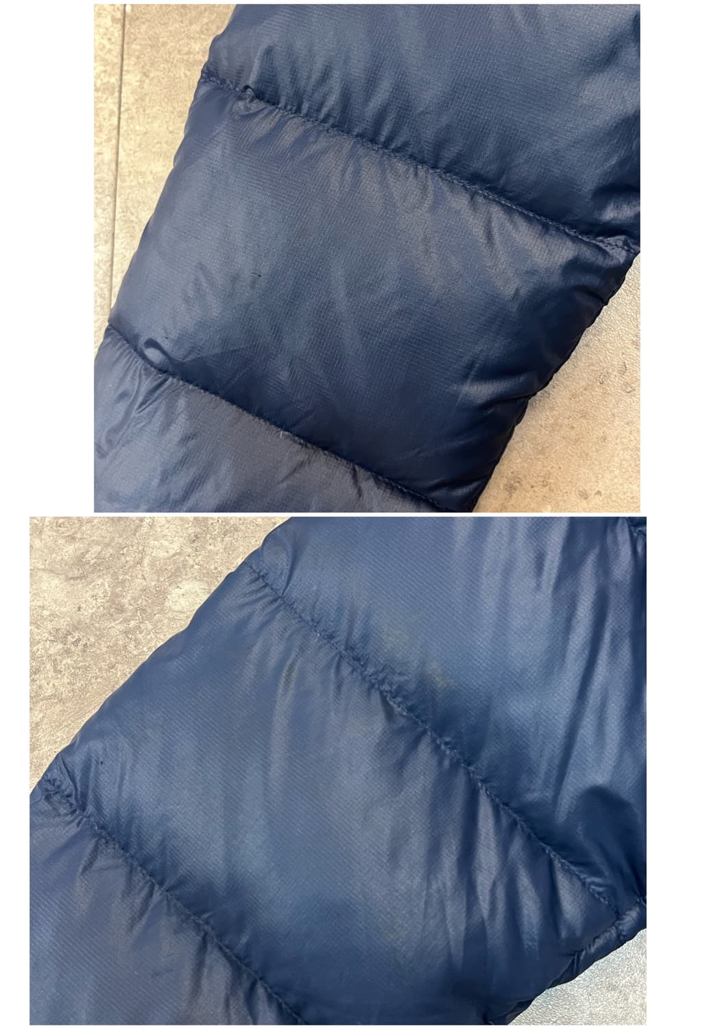 노스페이스 눕시 700 패딩 네이비 S #csz1948 상품이미지7