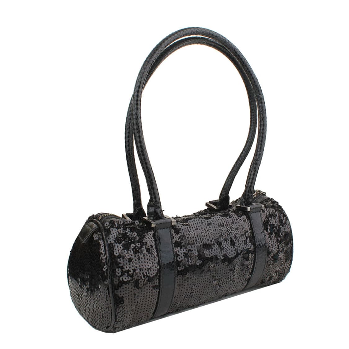 스페치오플리츠 블랙 시퀸 파이톤패턴 숄더 상품이미지2