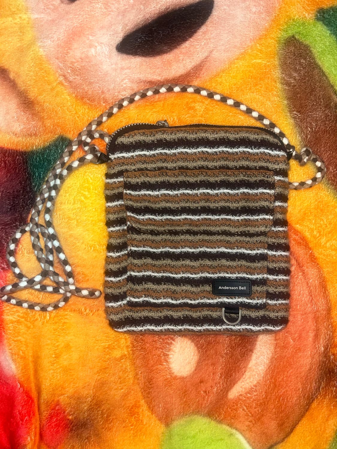 [남녀공용]앤더슨벨 스트라이프 크로스백 상품이미지1