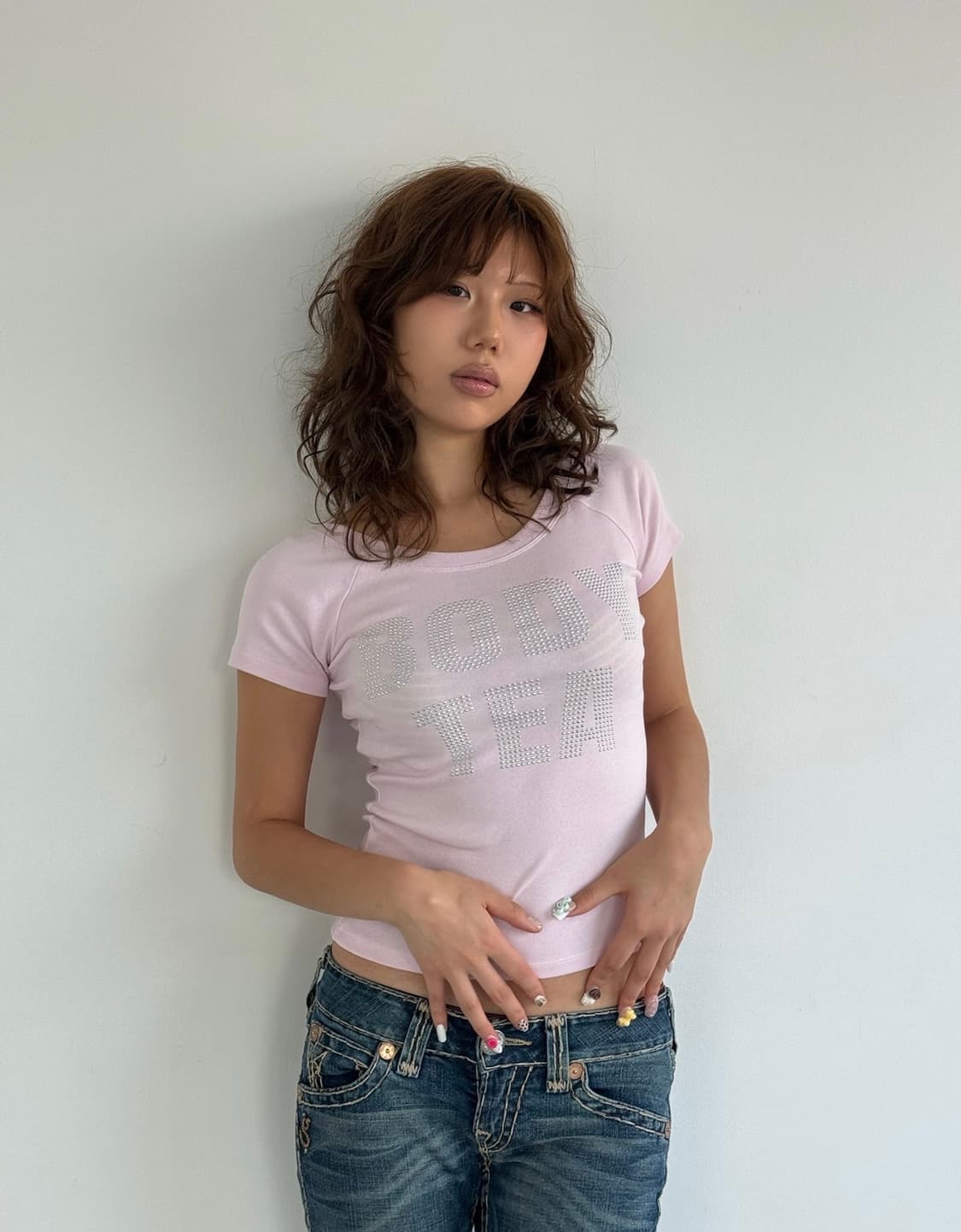 Desira BODY TEA TOP[pink] 상품이미지1