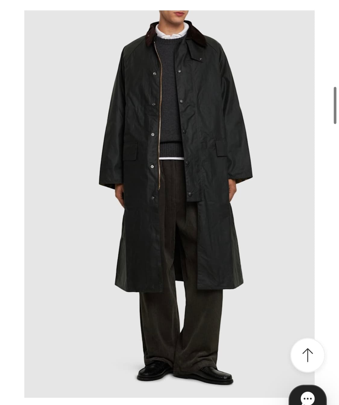바버 왁스 버글리 자켓 Barbour OS Wax Burghley 상품이미지2