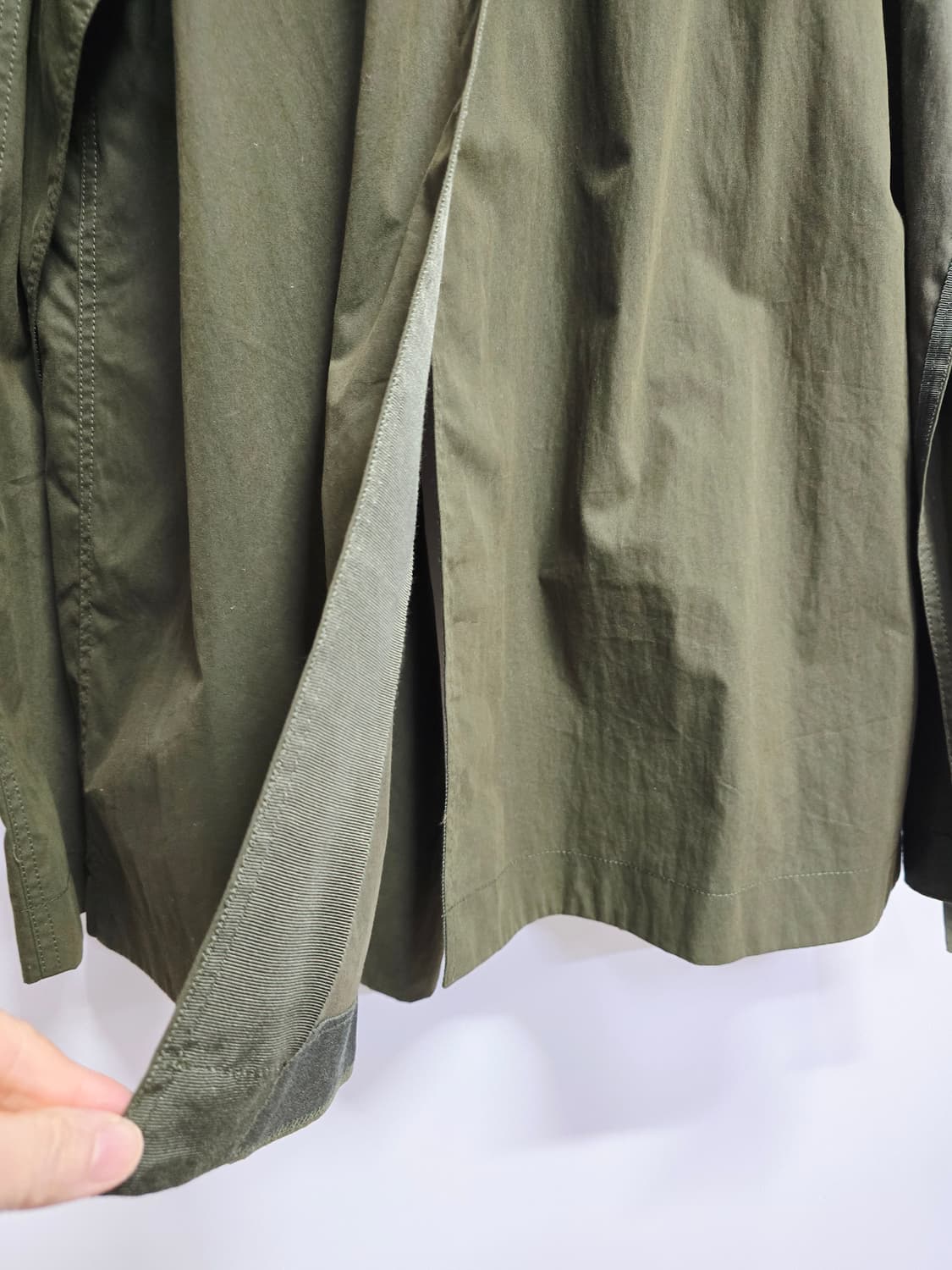 blooming 카키색 트렌치코트 상품이미지6