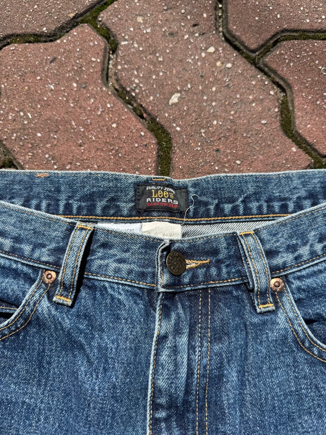 90s Lee Rider Sanforized Selvedge Denim  상품이미지5