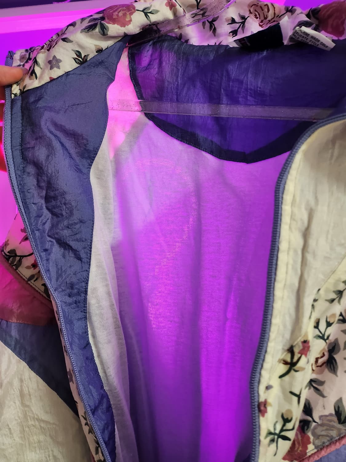 일본 빈티지 플라워 바람막이 자켓 상품이미지3