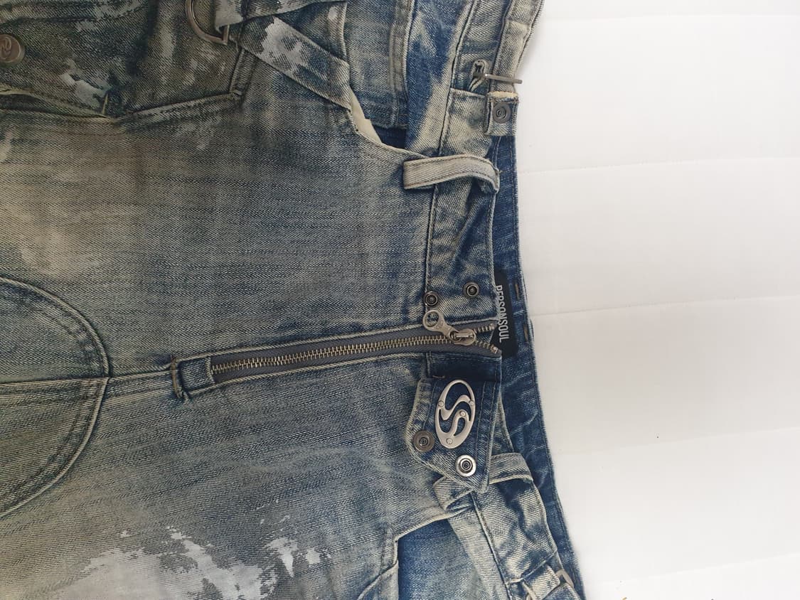 White Stain Graffiti Cargo Pants 상품이미지4