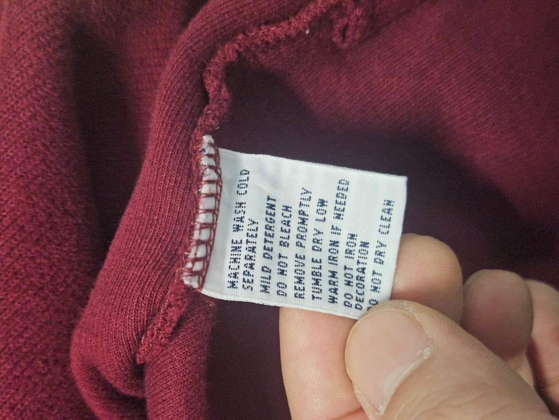 폴로 랄프로렌 버건디 긴팔반집업 상품이미지4