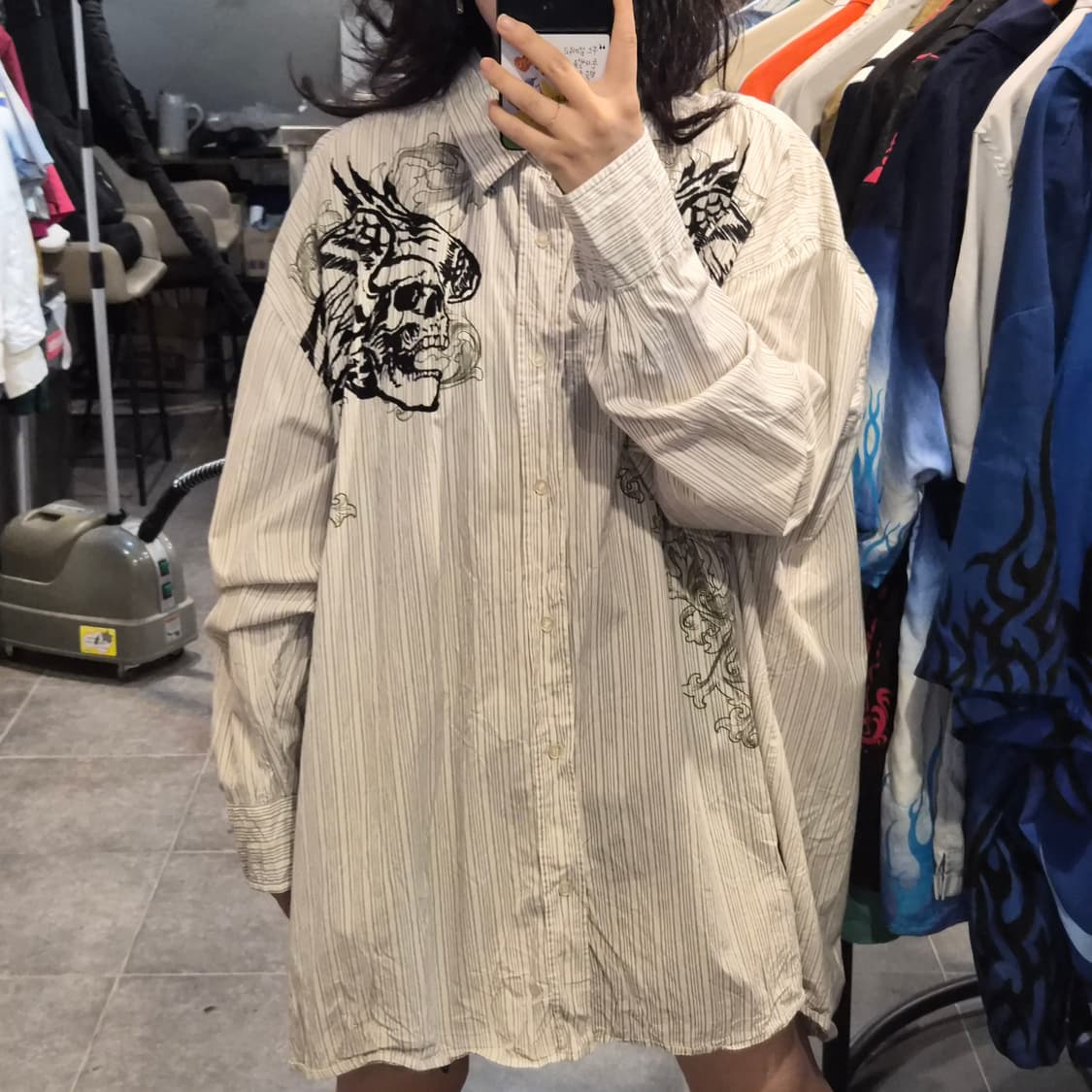 [NO.9] 빈티지 웨스턴 긴팔 셔츠
 상품이미지1