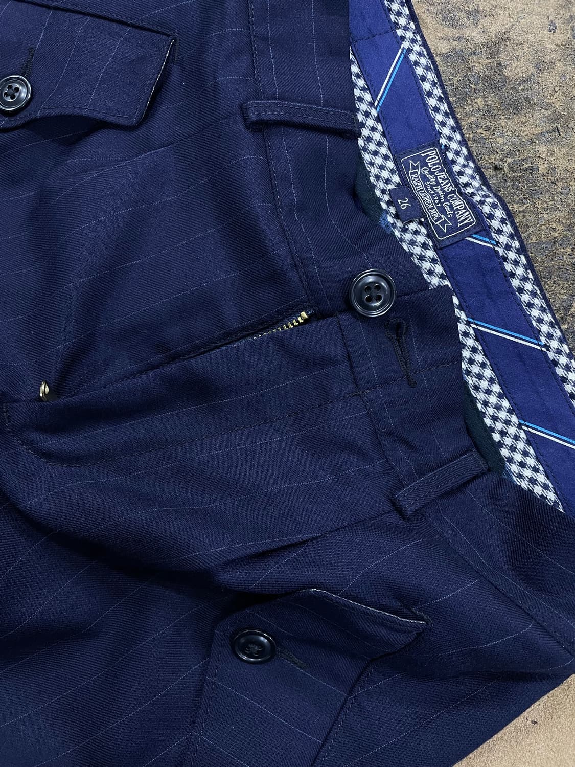 폴로진스컴퍼니/네이비 7부슬랙스(26~27“) 상품이미지3