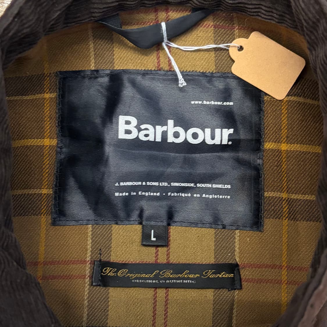 미국 빈티지 바버 브라운 왁스 자켓 상품이미지4