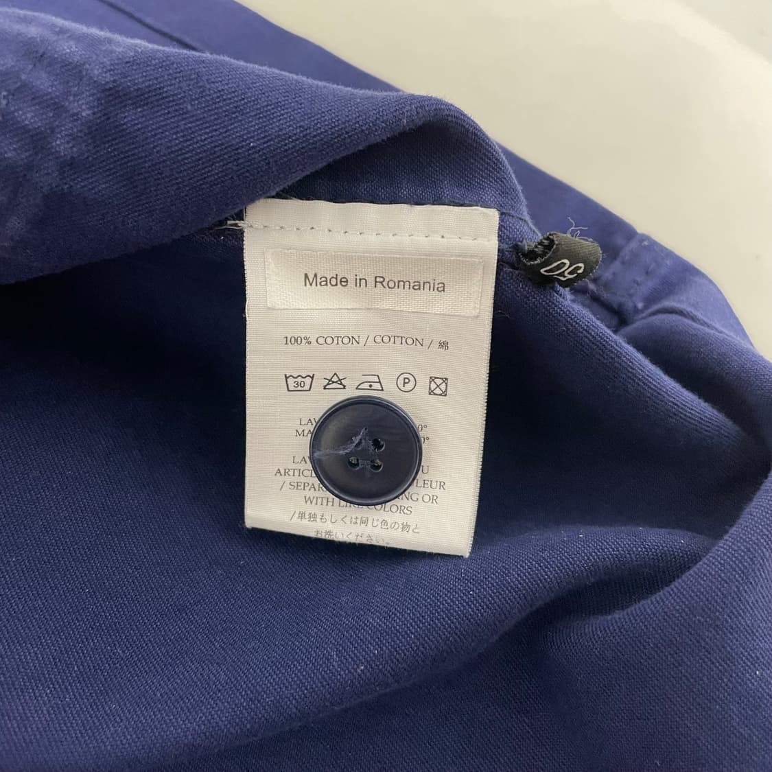 르몽생미셸 몰스킨 프렌치 워크자켓 프렌치 블루 50사이즈 상품이미지6