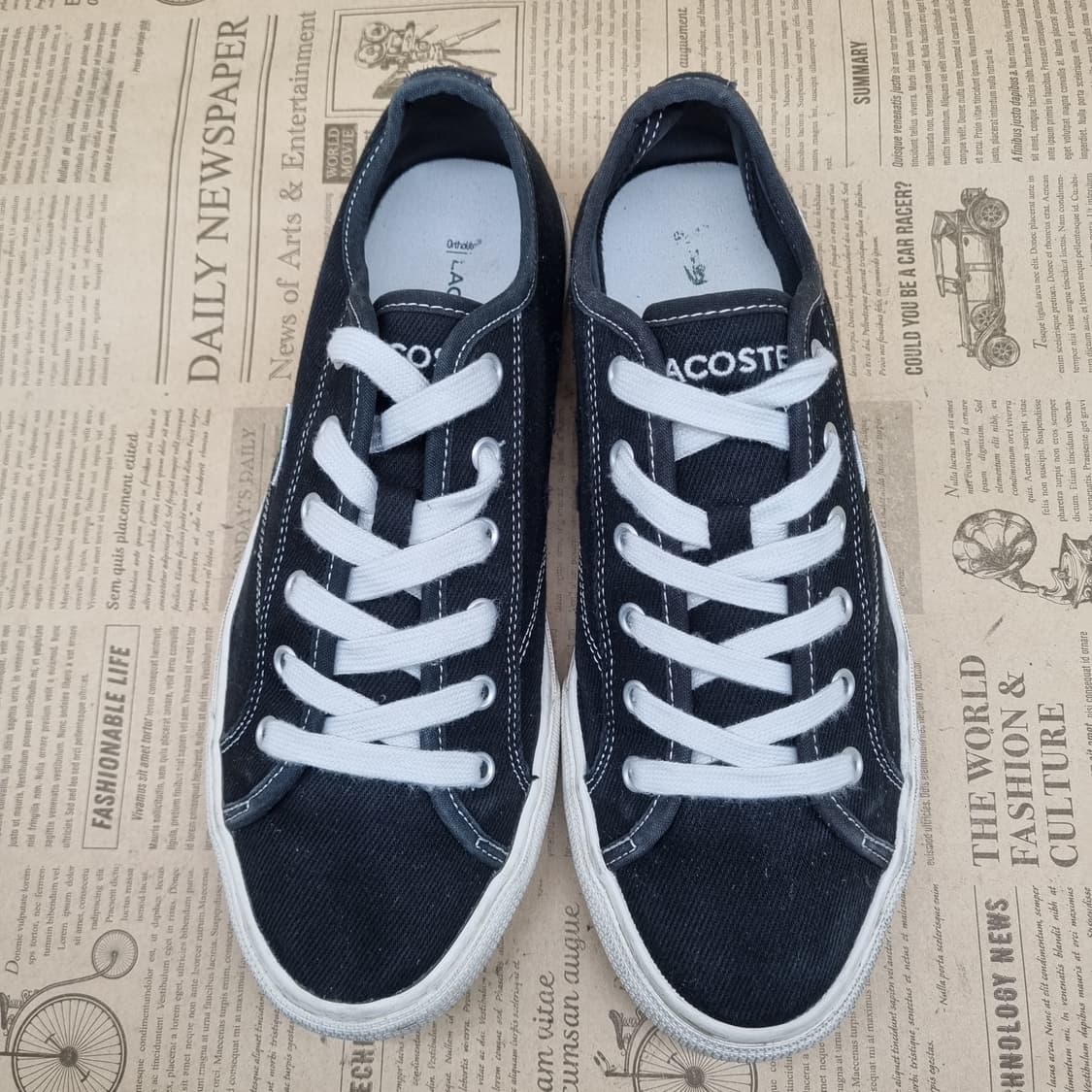라코스테 블랙 남성스니커즈 42 270 상품이미지2