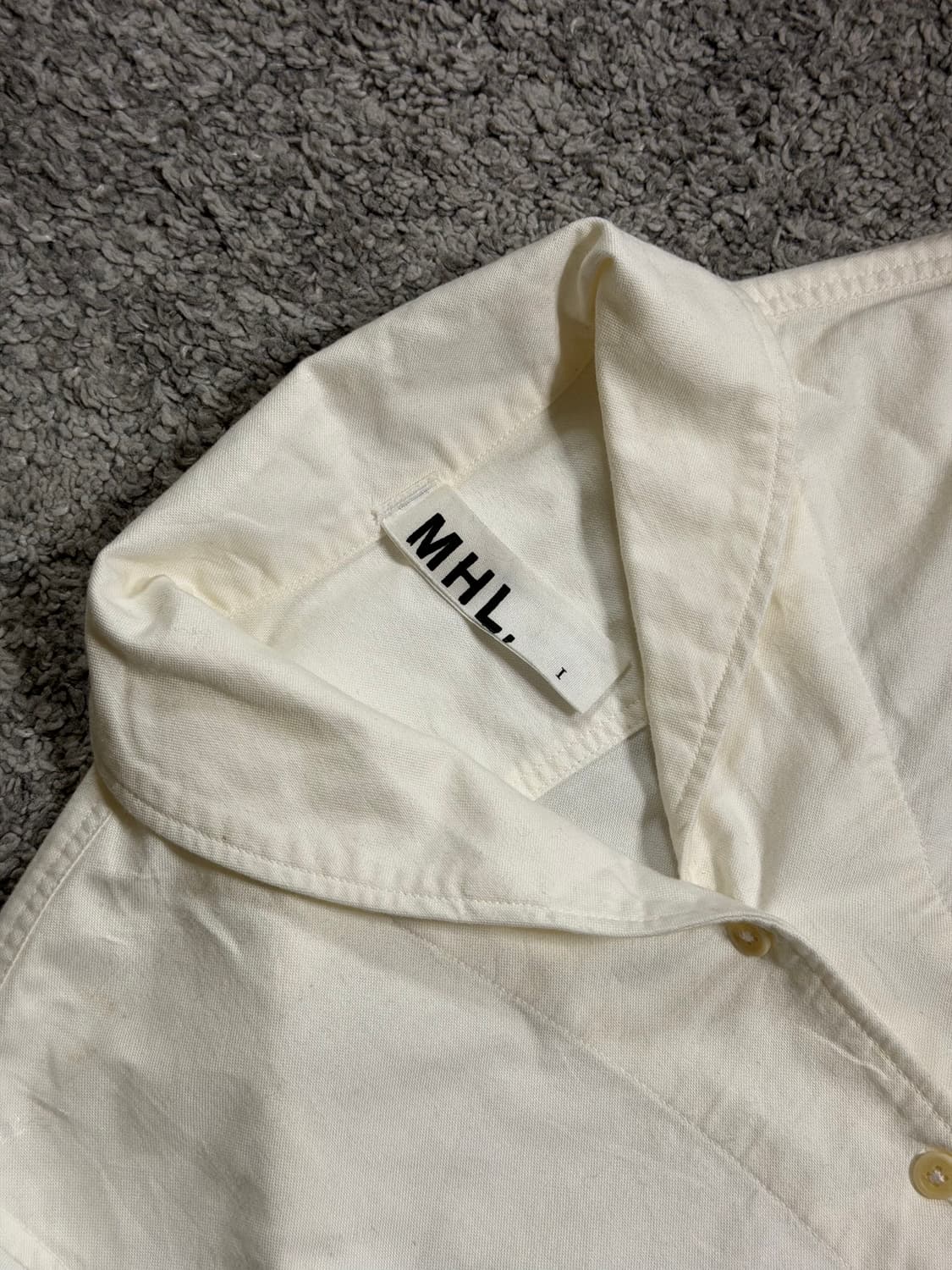 MHL 라운드 숄 카라 셔츠 상품이미지4