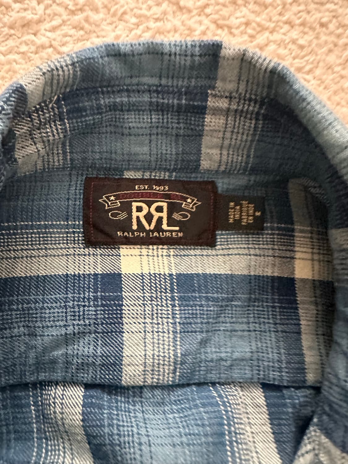 rrl 워크셔츠 m 상품이미지2