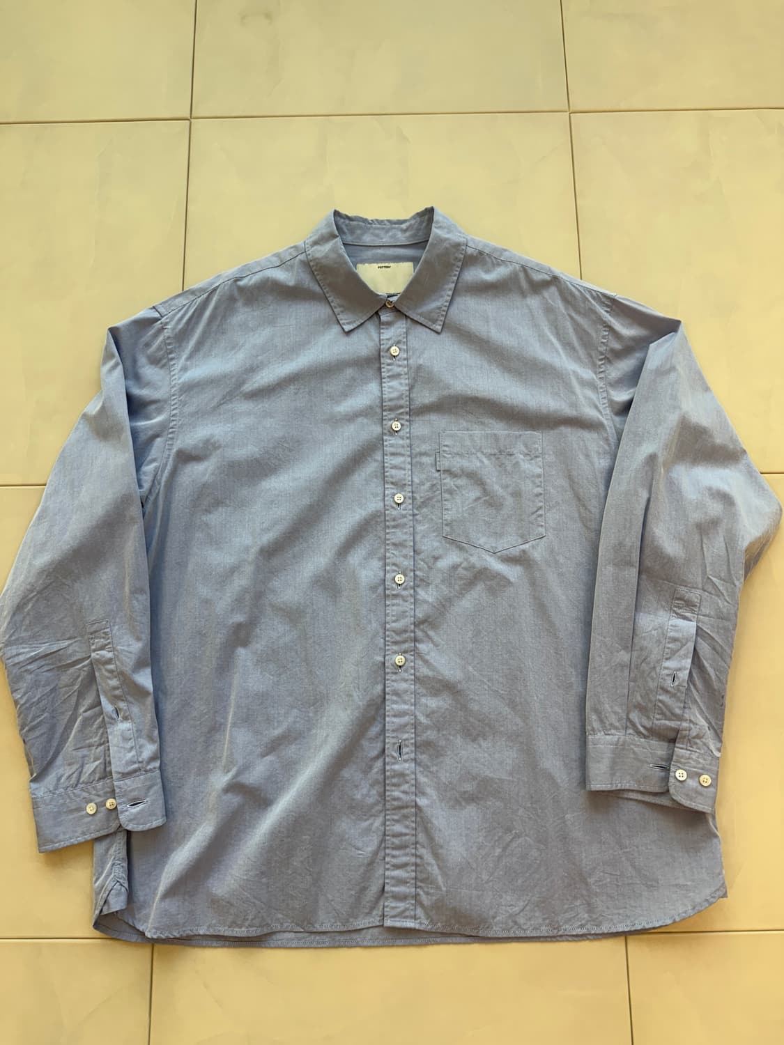 포터리 컴포트 셔츠 삭스컬러 2(105) 상품이미지3