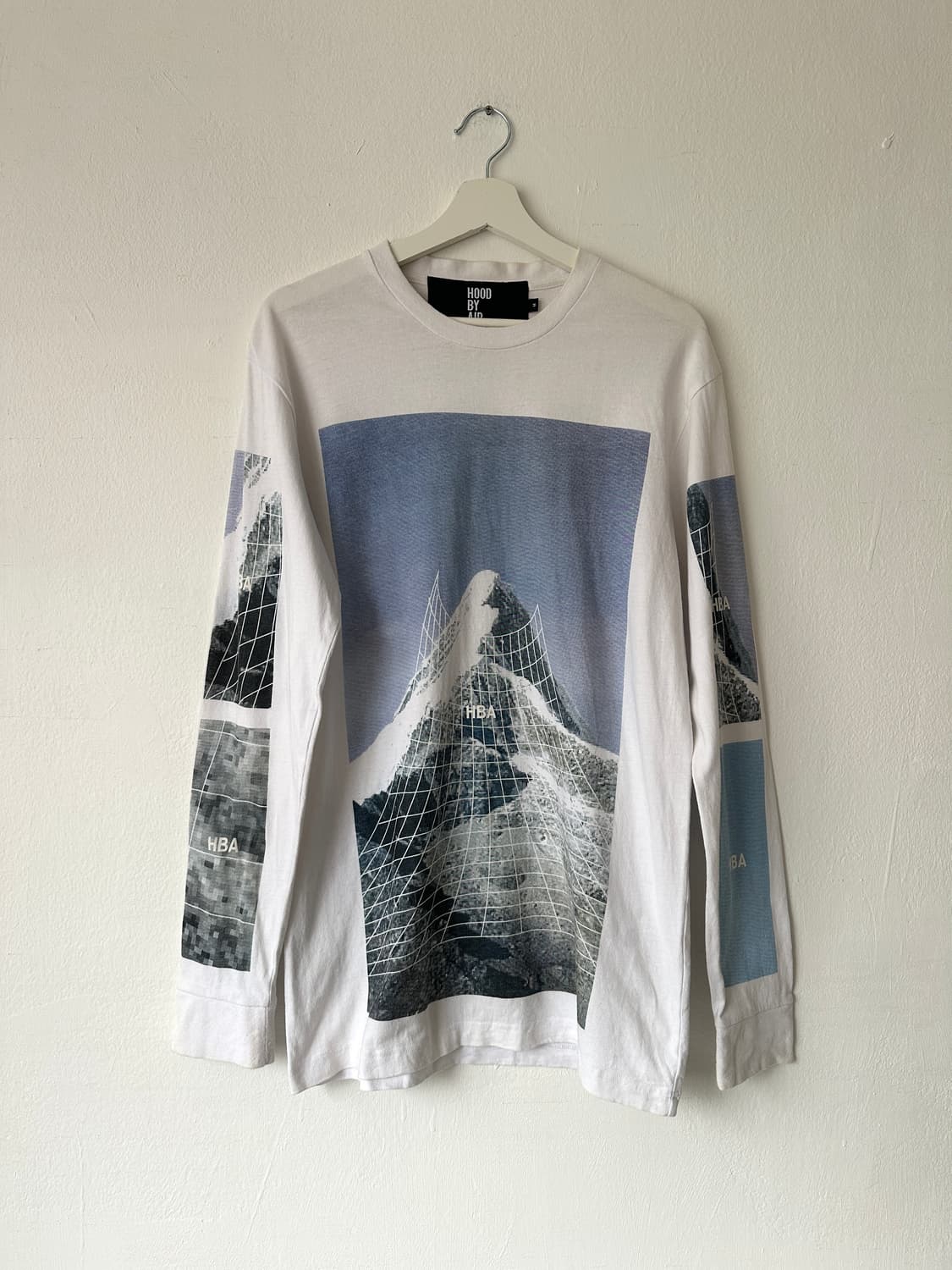 후드바이에어 3D 마운틴 그리드 롱슬리브 상품이미지4