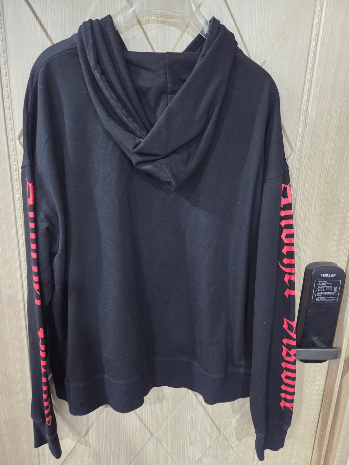 남성 메탈리카 블랙 후드티 상품이미지2