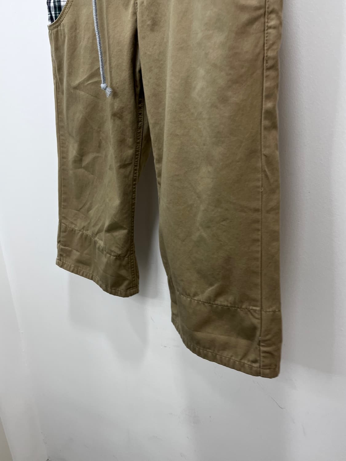 체크 레이어드 7부 카프리 팬츠 상품이미지8