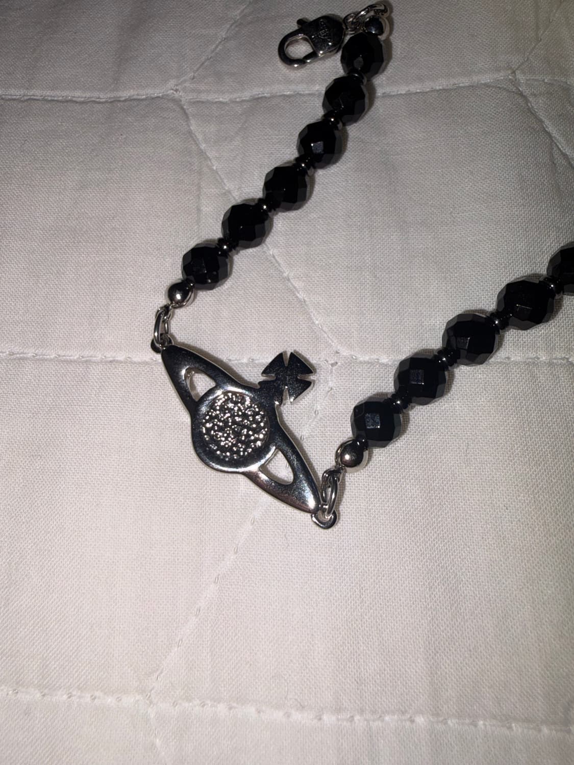 비비안웨스트우드 메살린 브레이슬릿 실버 블랙 상품이미지5