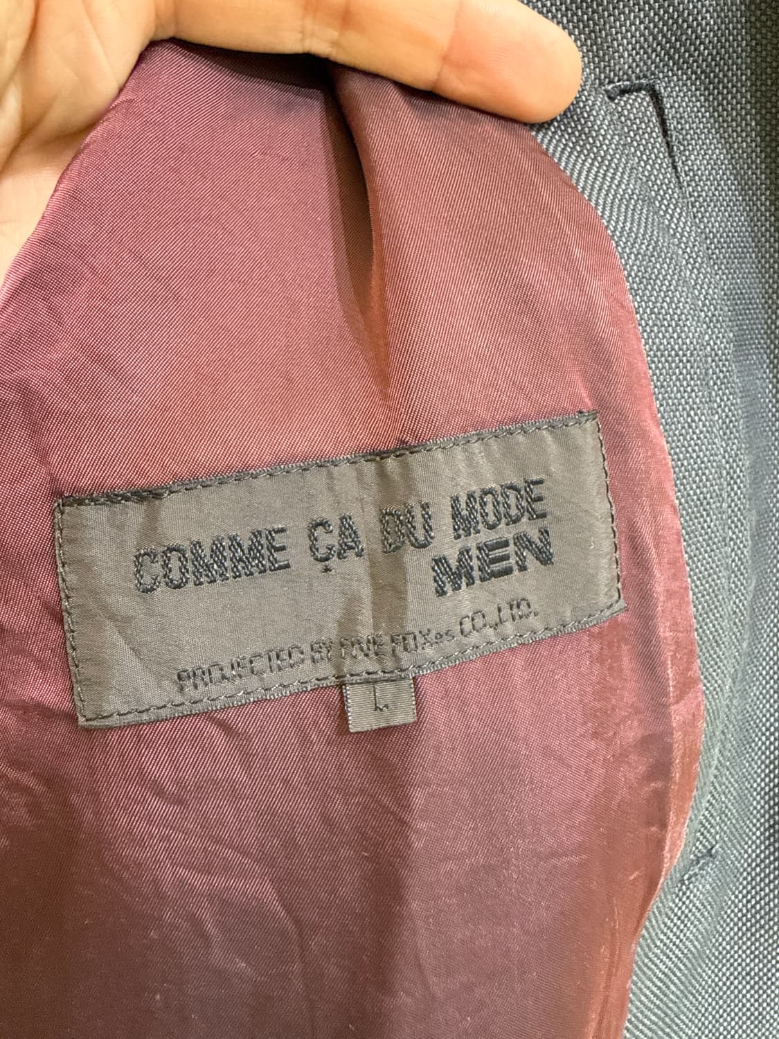 COMME CA DU MODE MAN (Made in Japan) 자켓  상품이미지6