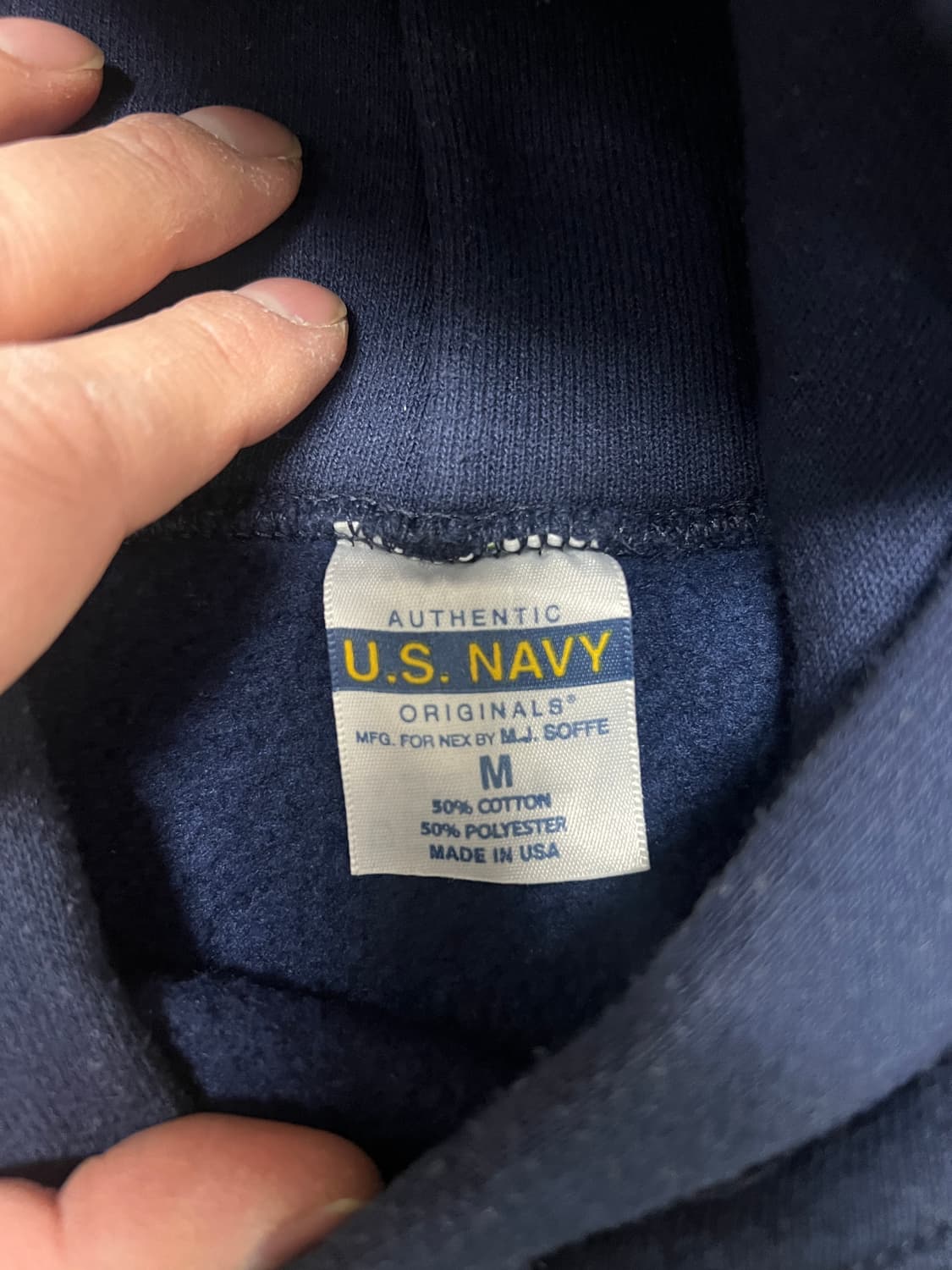 밀리터리 미 해군 NAVY soffe 스웻 후드 (made in usa) 상품이미지2