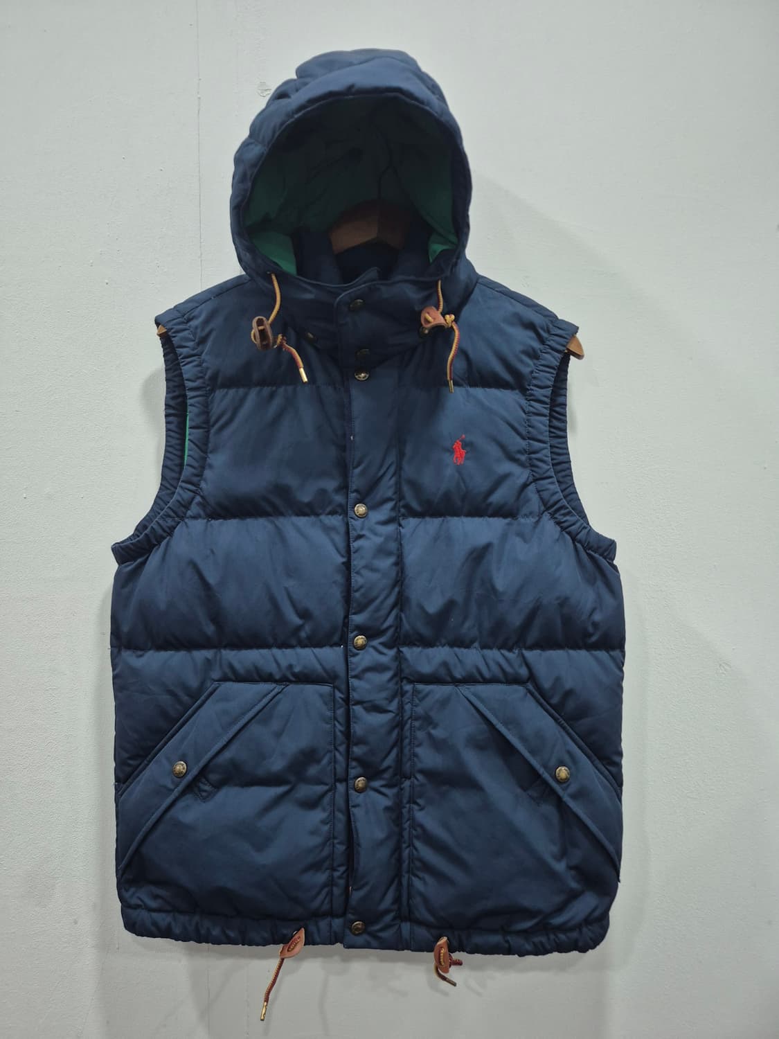 폴로랄프로렌 오리털 다운 베스트 패딩조끼 네이비 남성 90~95사이즈 상품이미지1