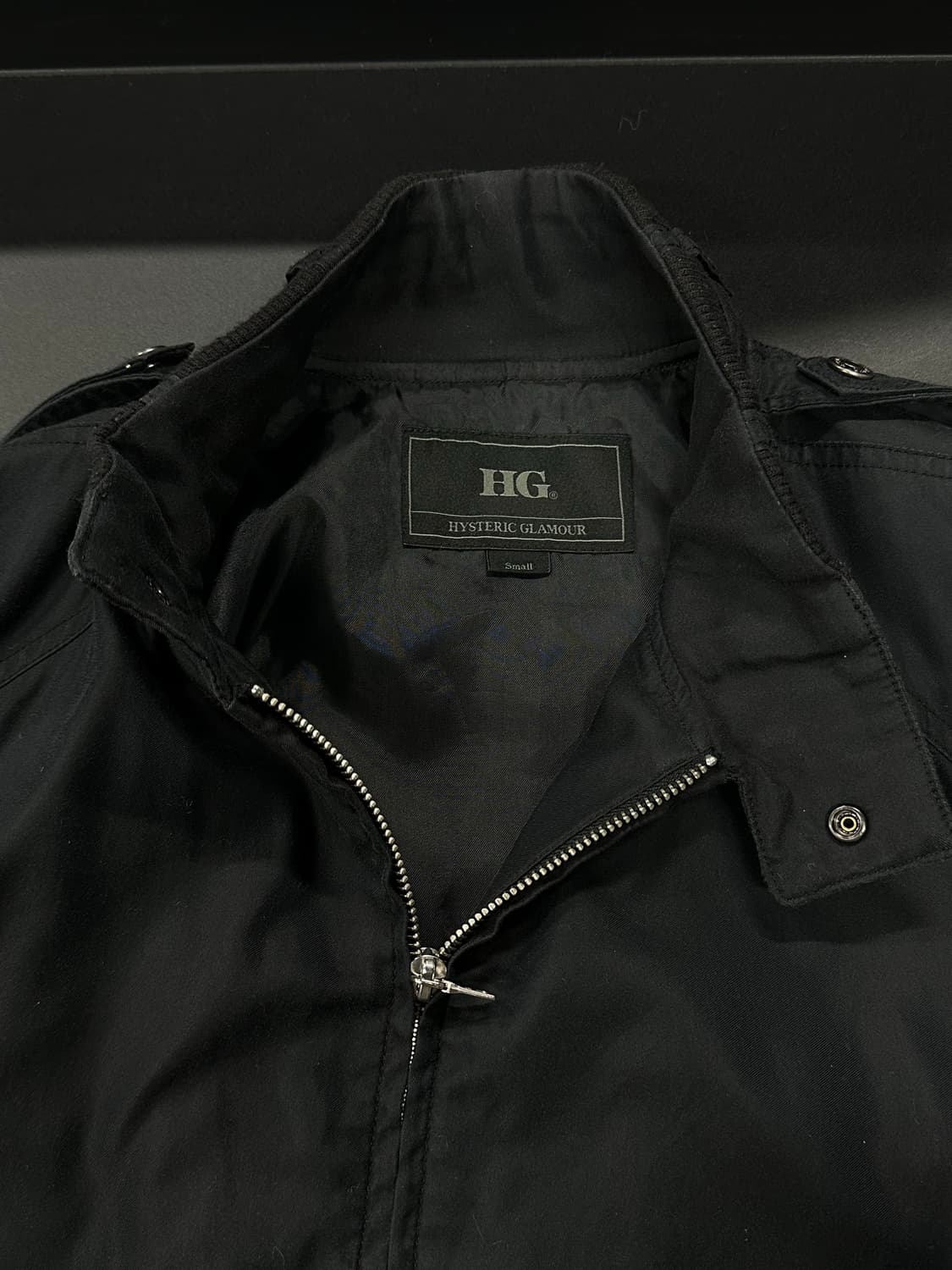 히스테릭 글래머 블랙 블루종 자켓 상품이미지6