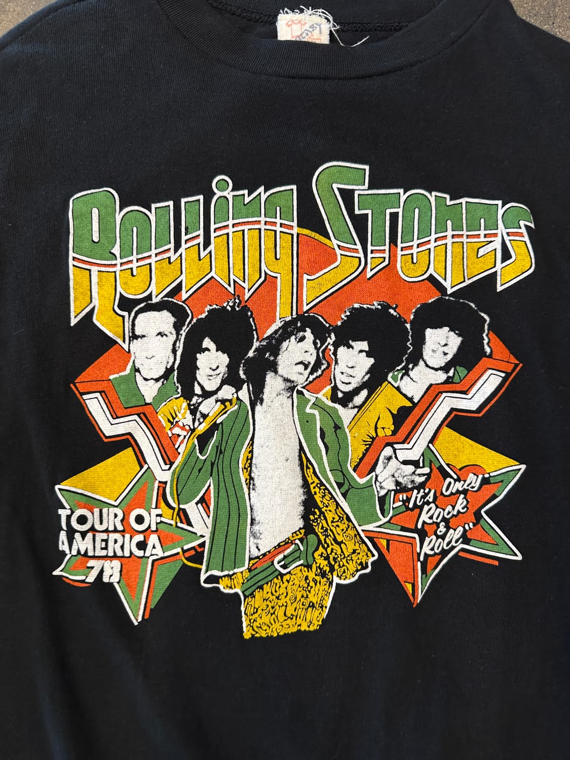 Rolling Stones 롤링 스톤즈 투어 오브 아메리카 밴드티 L 상품이미지3