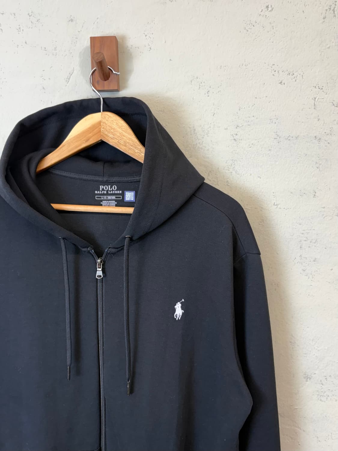 폴로랄프로렌 후드집업 블랙 상품이미지2