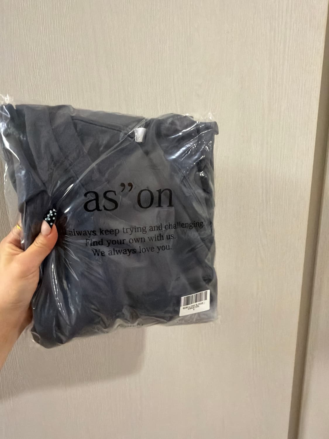 애즈온 베베 롱슬리브 챠콜 상품이미지2