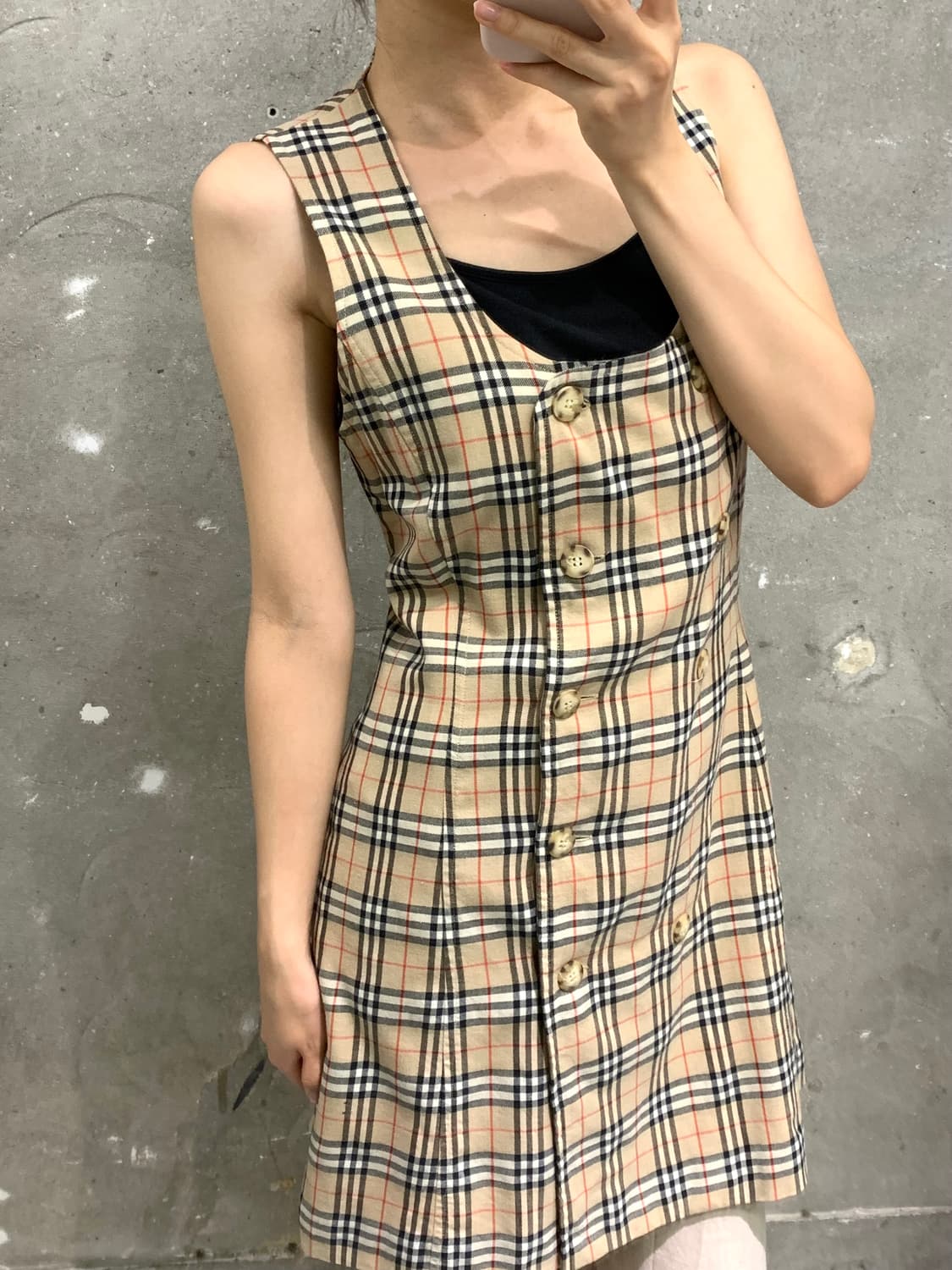 Burberry 버버리 노바체크 슬리브리스 원피스 상품이미지2