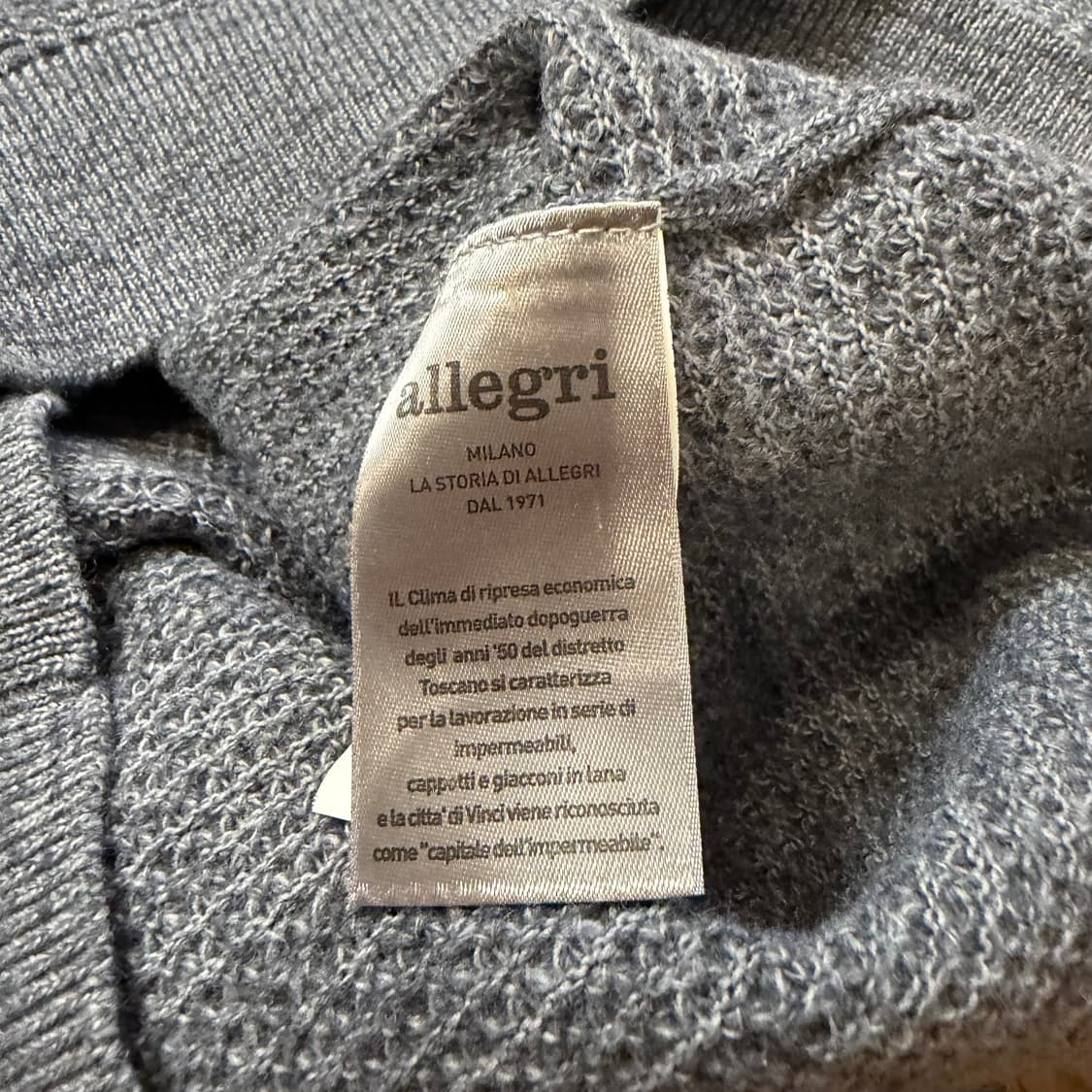 알레그리 와플 니트 스웨터 상품이미지4