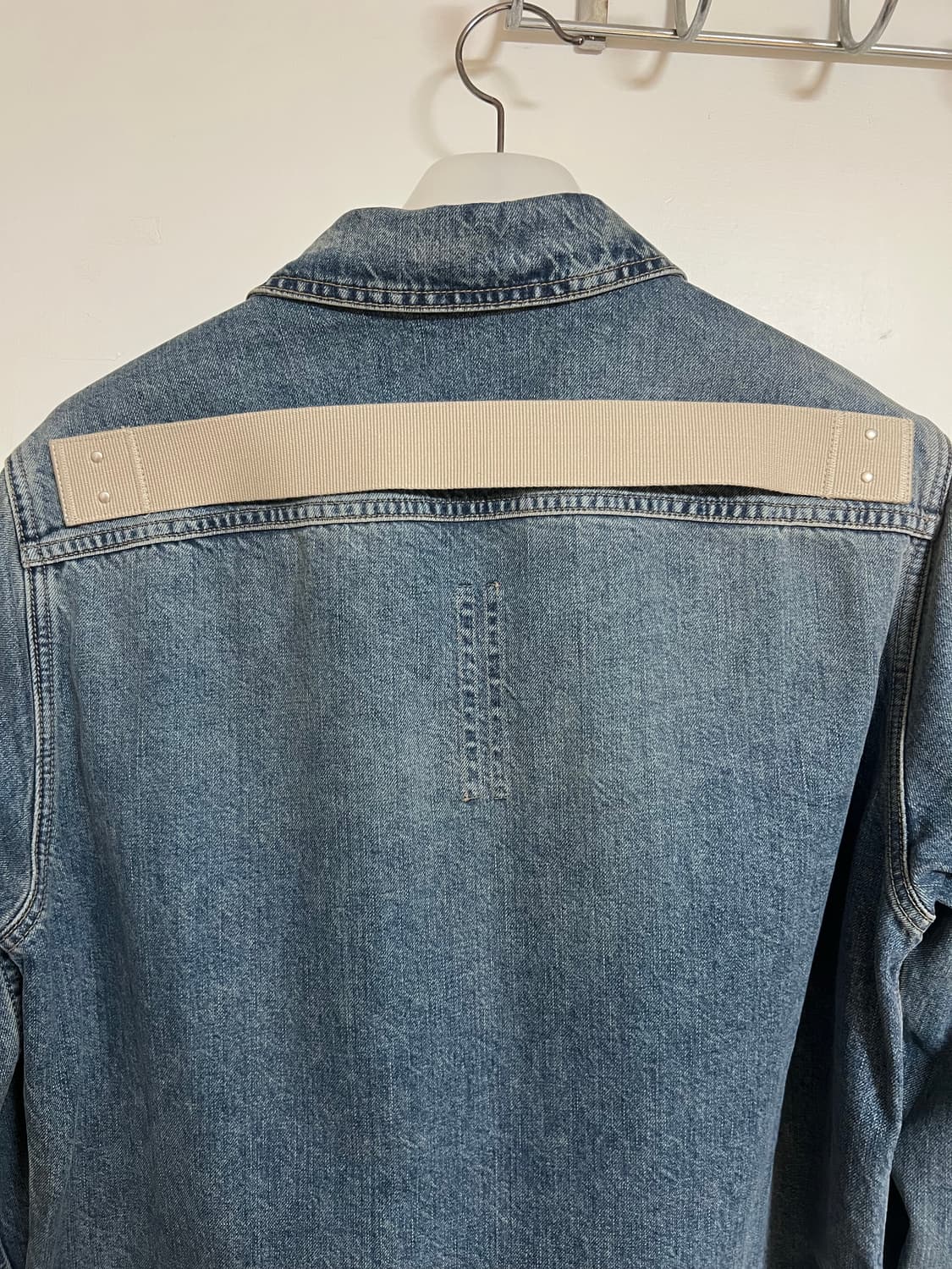 릭오웬스 rick owens 25ss denim shirts 데님 셔츠 상품이미지6